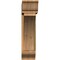 Ekena Millwork Thorton Traditional Rough Sawn Bracket w/ Offset Brace, Western Red Cedar, 8"W x 32"D x 32"H BKT0806X32X32THR01RWR - alternate 4
